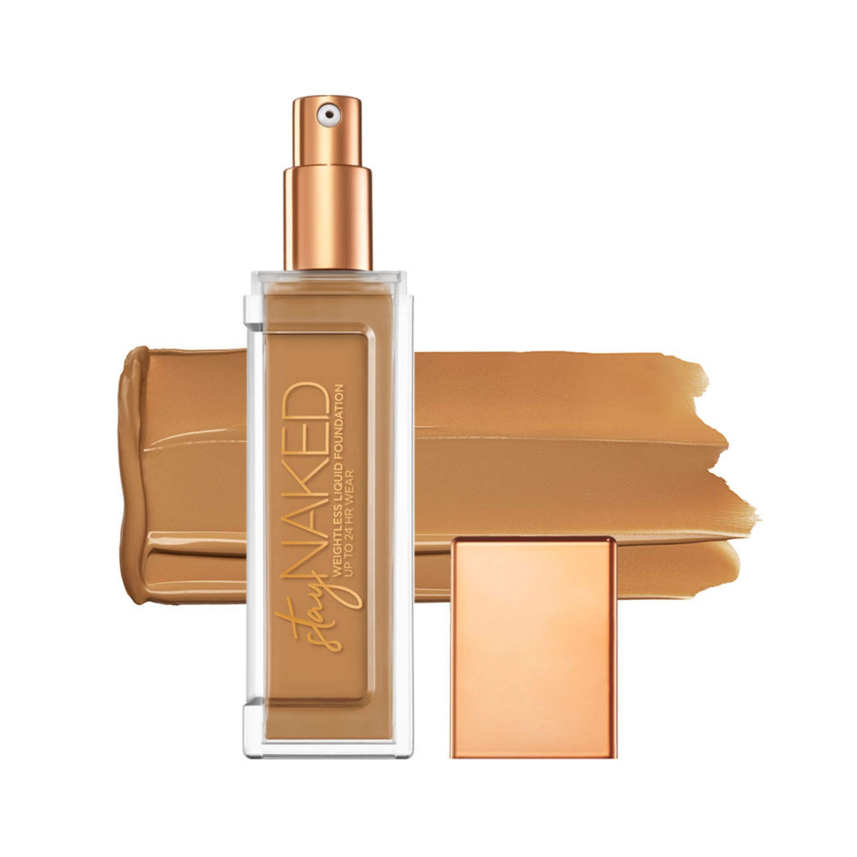 Urban Decay Stay Naked Foundation 60Wy - Medium Dark Warm, Waterproof, Buildable Coverage, 1 Fl Oz