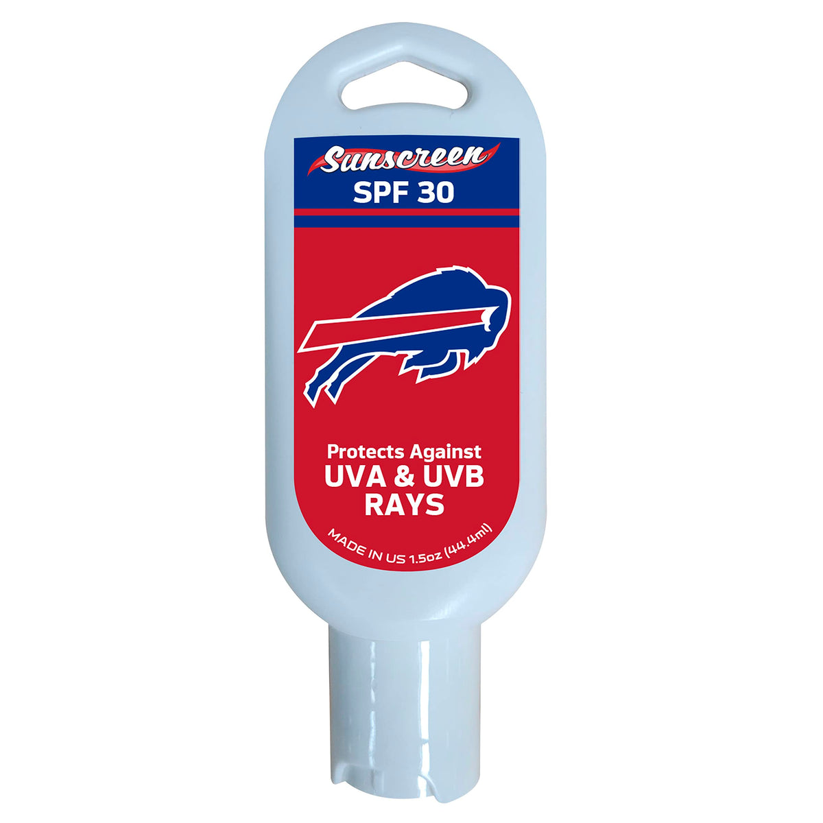 Fanmats Buffalo Bills Spf 30 Sunscreen - 1.5Oz, White, Essential Sun Protection