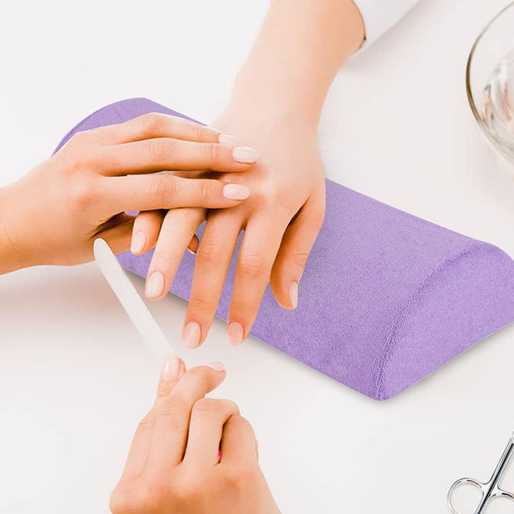 Hand Cushion, Nail Art Soft Sponge Pillow - Nail Rest Cushion,Detachable Washable Arm Rest Holder,Manicure For Nail Art Equipmen