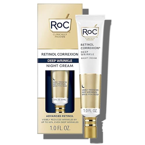 Roc Retinol Correxion Deep Wrinkle Night Cream, 1.0 Fl Oz - Anti-Aging Skincare