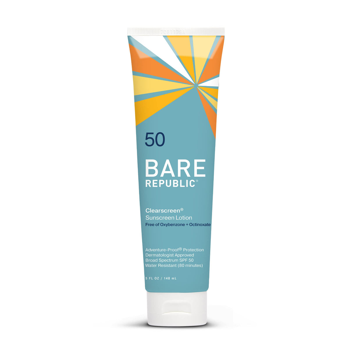 Bare Republic Spf 50 Clearscreen Sunscreen Lotion, Water-Resistant, 5 Oz - Invisible Finish