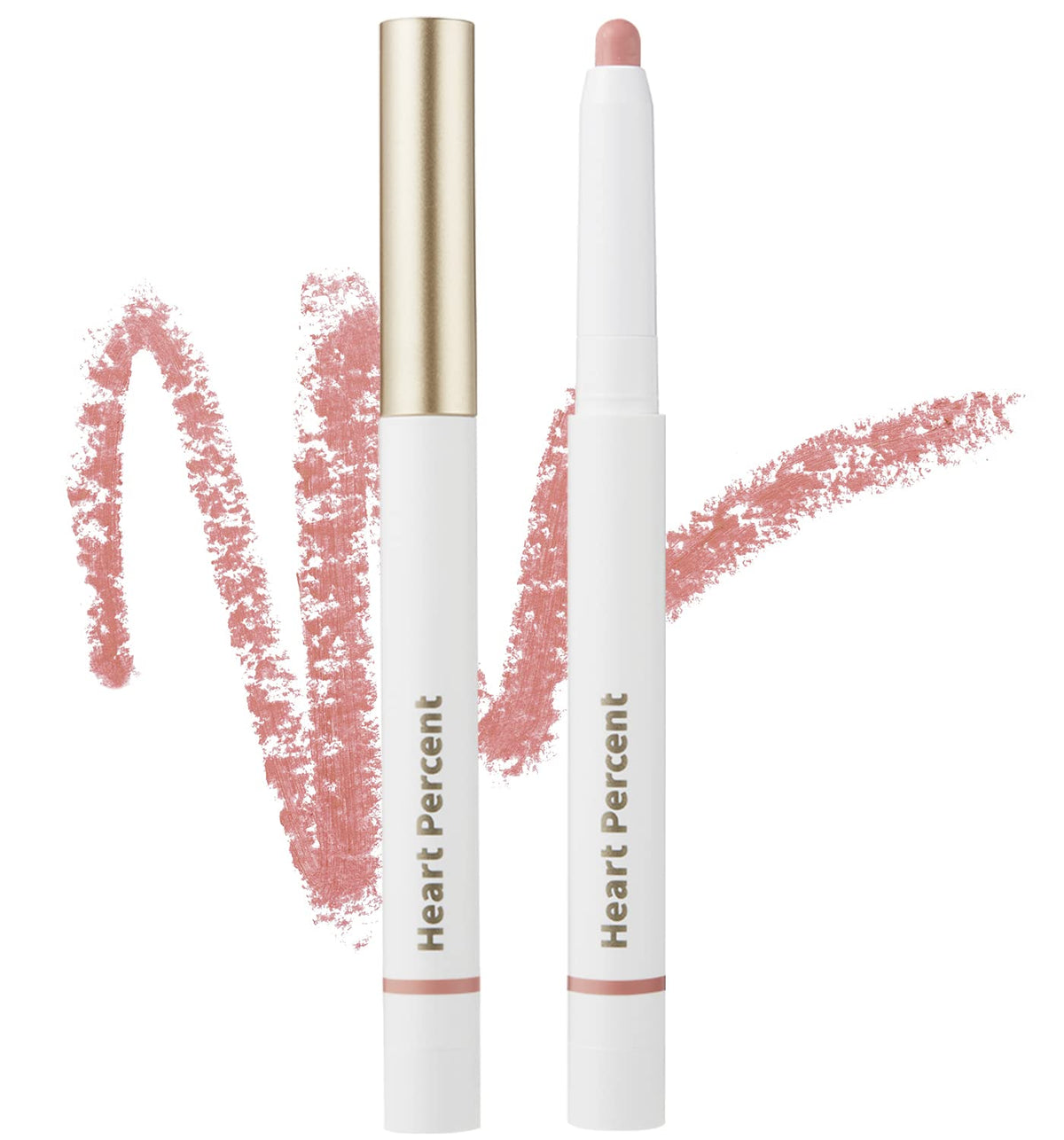 Heart Percent Long-Lasting Creamy Lip Crayon - #06 Rose Beige Retractable Lip Pencil 0.8G