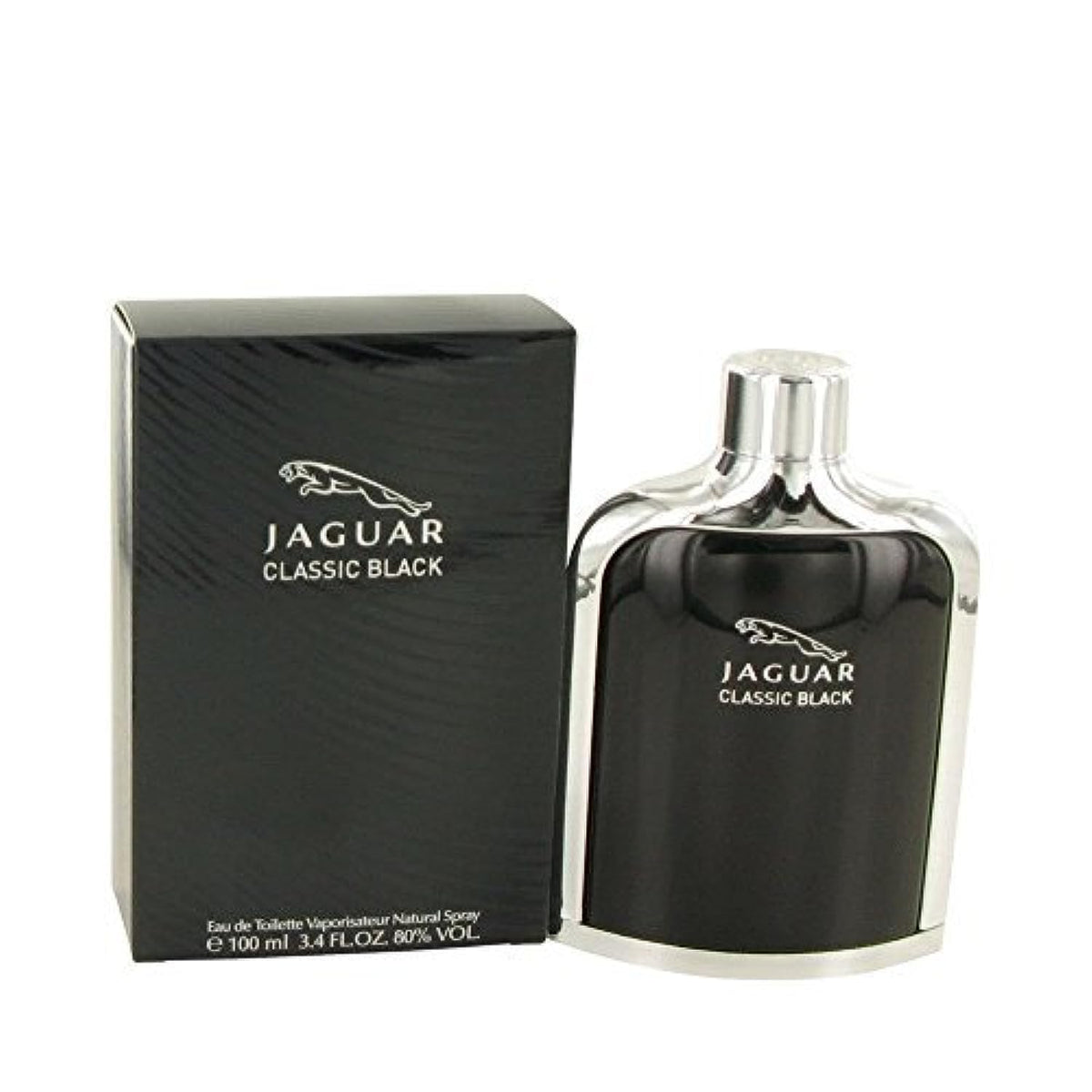 Wnaldc Jaguar Classic Black Eau De Toilette Spray 3.4 Oz For Men