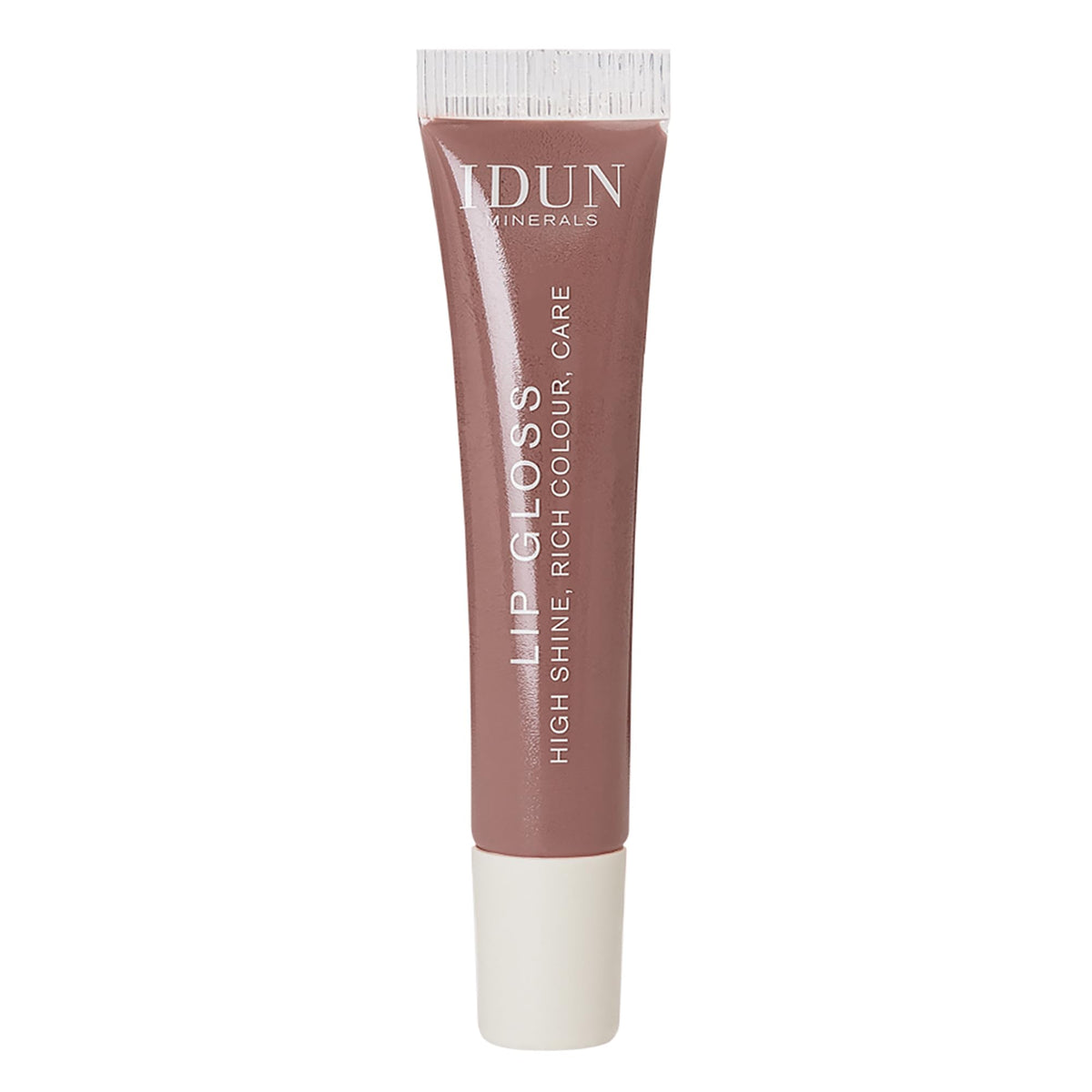 IDUN Minerals Lip Gloss 006 Josephine - Brownish Pink, Hydrating, Non-Sticky, Long Lasting 0.27