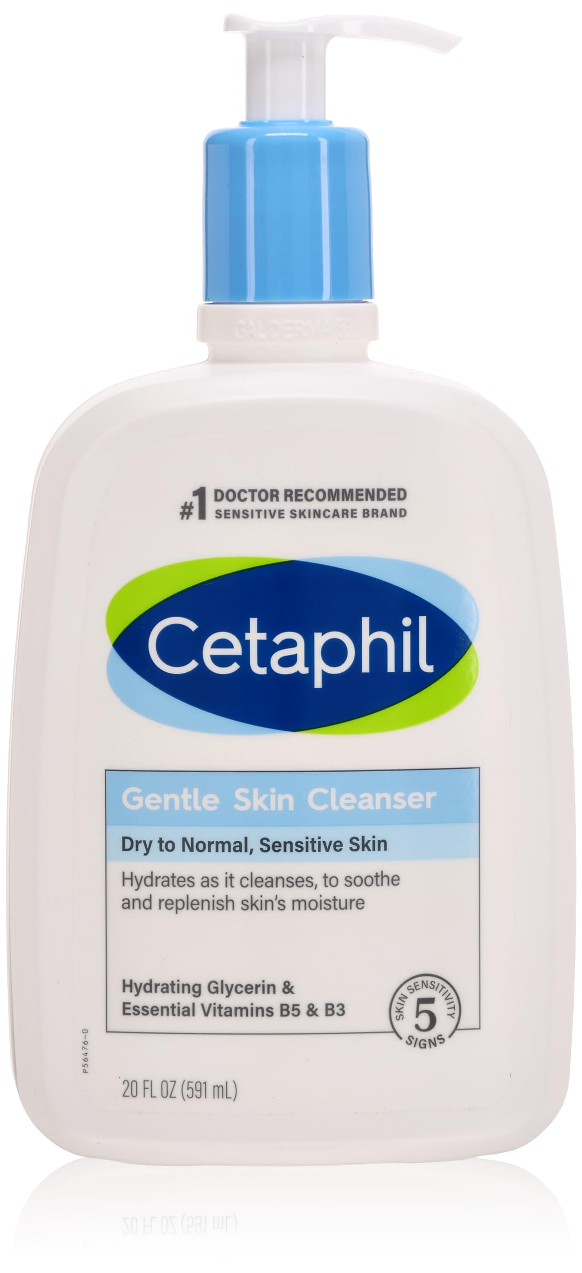 Cetaphil Gentle Skin Cleanser - 20 Oz Bonus Size, Hydrating & Non-Irritating Formula