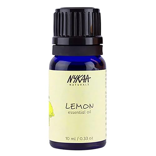 Nykaa Naturals Lemon Essential Oil - Fades Acne Marks, Removes Blackheads, 0.33 Oz