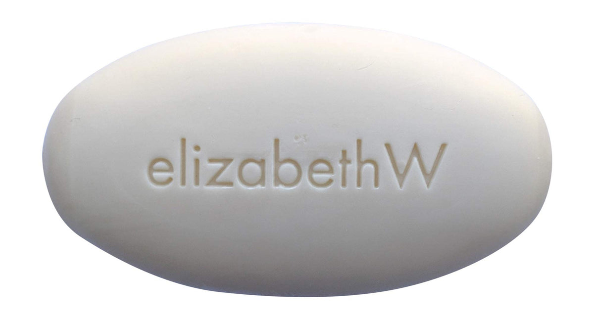 Elizabethw Vetiver Triple Milled Bath Bar Soap, 7 Oz, White, Luxury Skincare