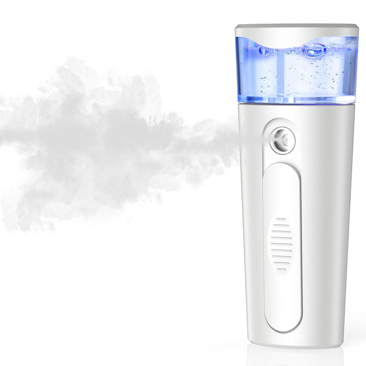 Withthesun Portable Nano Face Mister - Usb Rechargeable Facial Steamer & Cool Mist Sprayer, White