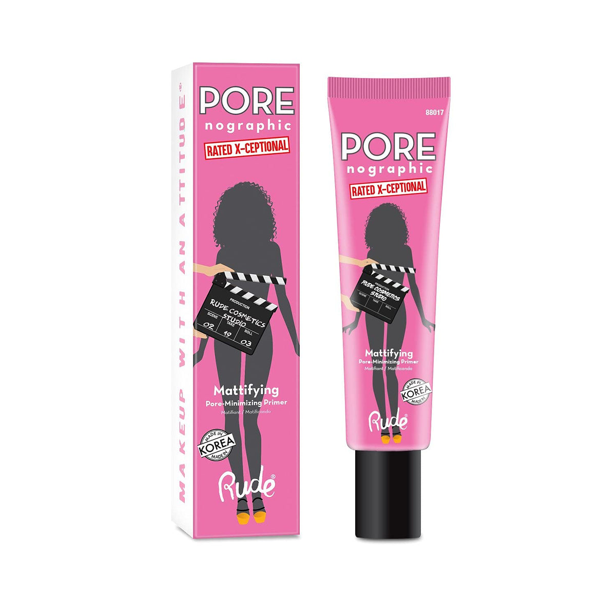 Rude Porenographic Minimizing Primer - Mattifying, 0.7 Oz, Cranberry - Women'S Makeup