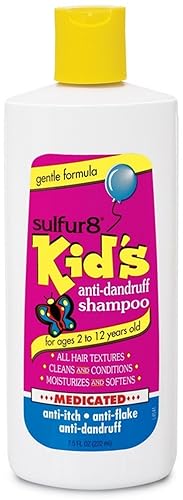 Sulfur 8 Kids Anti Dandruff Shampoo, Medicated Treatment, 7.5 Oz