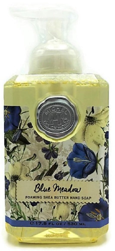 Michel Design Works Blue Meadow Foaming Soap - 17.8 Oz, Luxurious Hand Wash For Home