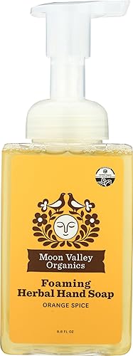 Moon Valley Organics Orange Spice Liquid Hand Soap - 8.8 Fl Oz, Natural Cleanser