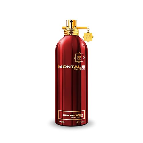 MONTALE Red Vetiver Eau de Parfum Spray - 3.3 Fl Oz, Luxury Fragrance for Men