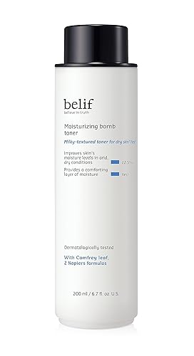 Belif Moisturizing Bomb Toner With Ceramide - Hydrating 2-In-1 Toner & Moisturizer For Dry Skin