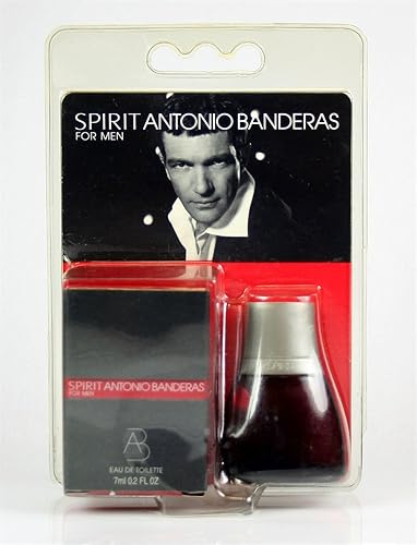 Antonio Banderas SPIRIT for Men Eau De Toilette 0.2 Fl Oz - Fresh, Masculine Fragrance - Perfect for Daily Wear