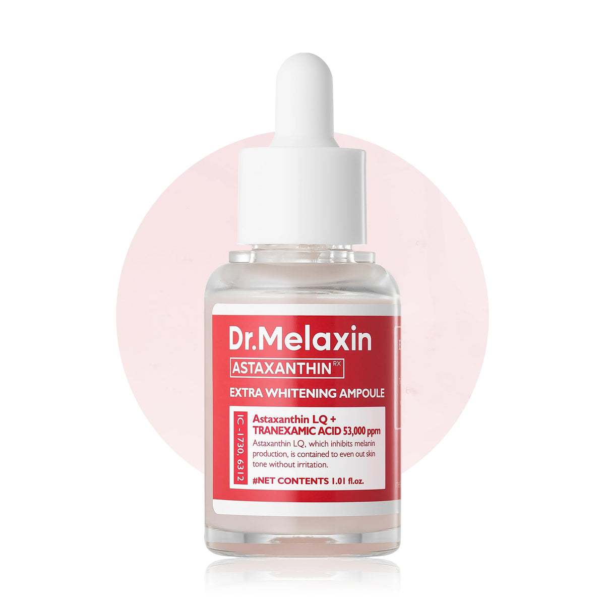 Dr.Melaxin Astaxanthin Ampoule - Brightening Skin & Freckle Care, 1.01 Fl Oz (