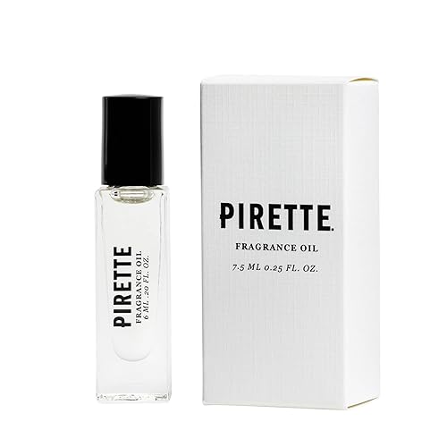 Pirette Mini Fragrance Oil - Beach Inspired Perfume With Coconut & Surf Wax, 0.25 Fl Oz