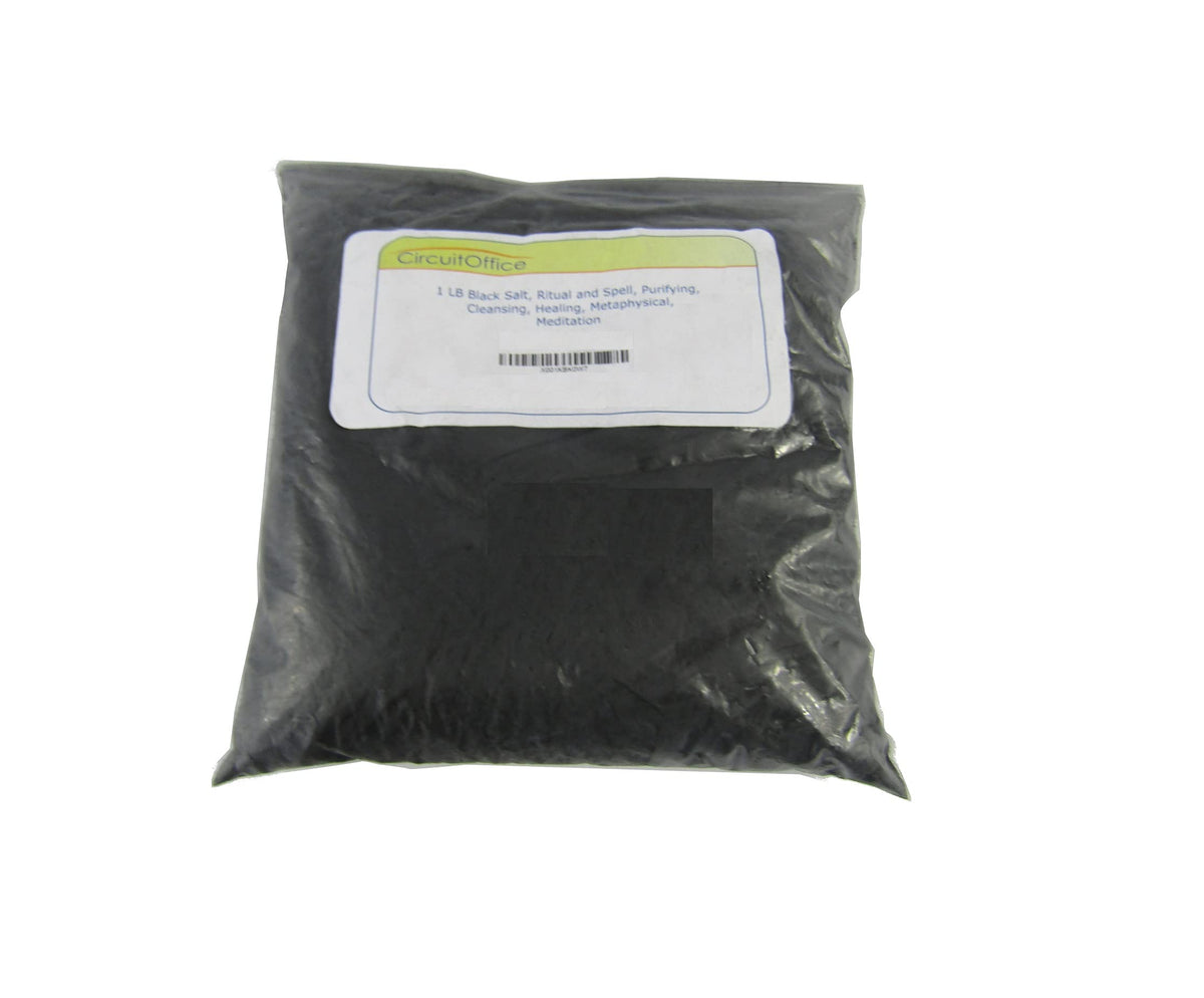 Circuitoffice Black Salt - 1 Lb For Rituals, Cleansing, Healing, Wicca & Meditation