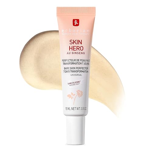 Erborian Skin Hero Facial Concealer & Makeup Primer - Non-Tinted Moisturizer, 1.4 Oz