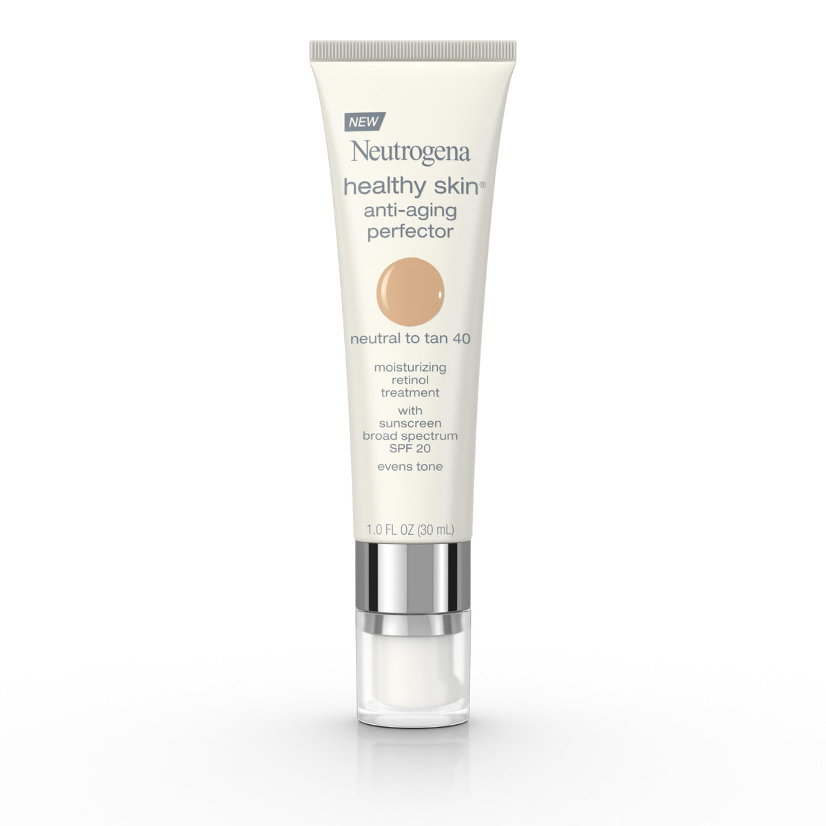 Neutrogena Retinol Tinted Moisturizer, Spf 20, 1 Fl Oz, Healthy Skin Anti-Aging, Neutral