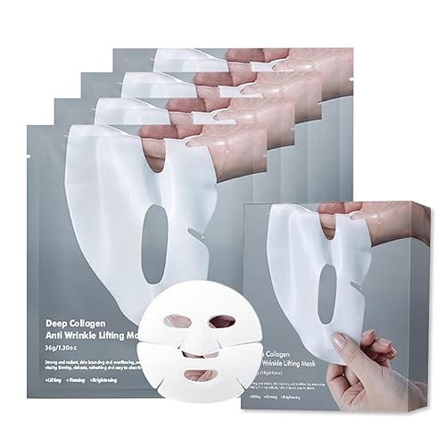 Onmylovin 4 Pack Deep Collagen Overnight Mask - Anti-Wrinkle Firming Lifting Face Mask