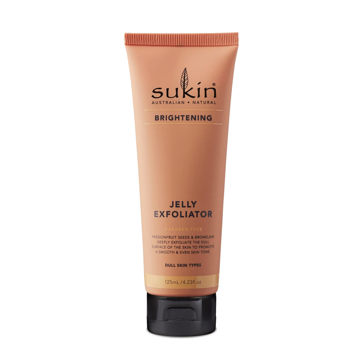 Sukin Brightening Jelly Exfoliator With Kakadu Plum & Jojoba, 4.23 Fl Oz