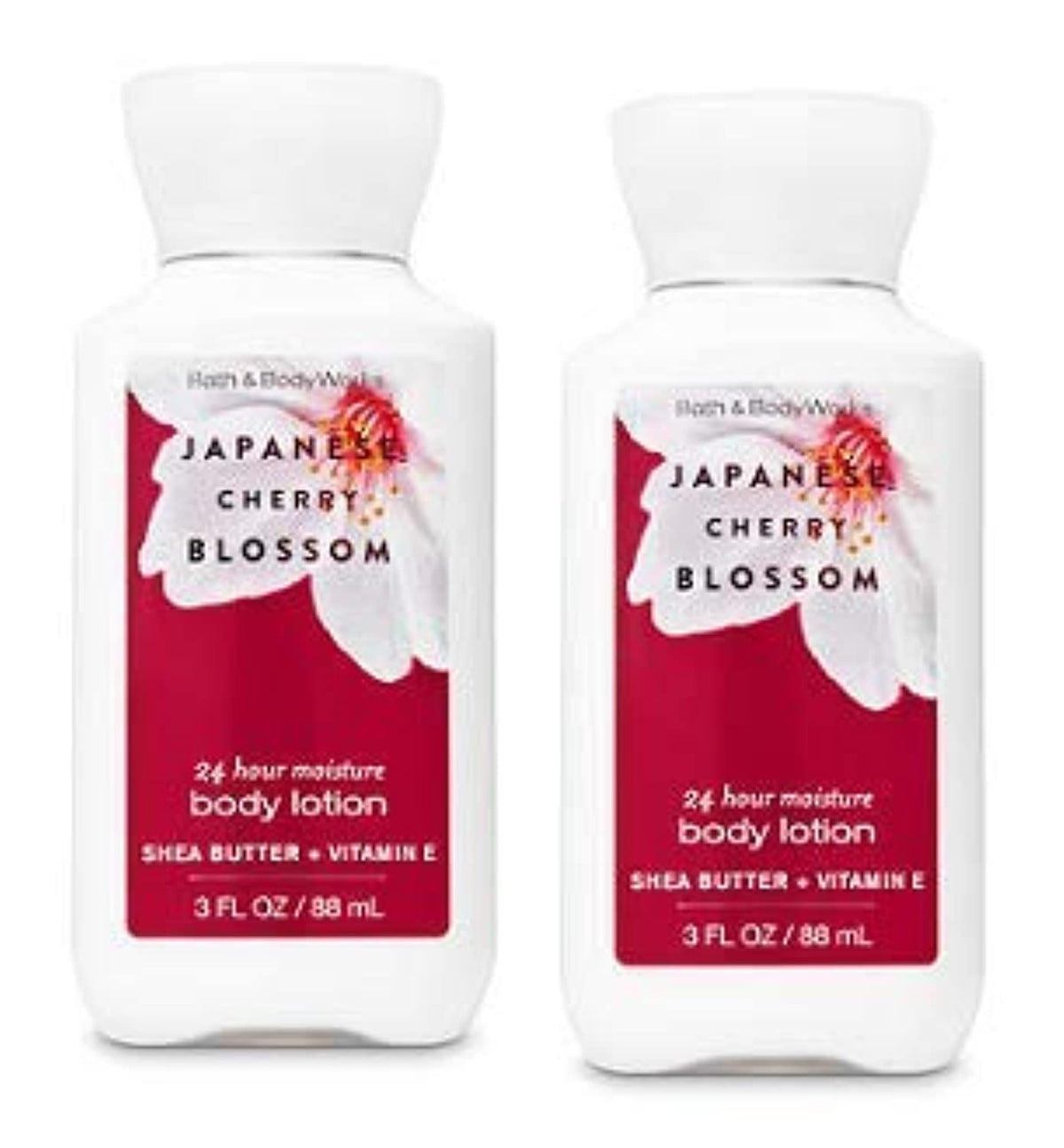 Bath & Body Works Japanese Cherry Blossom Body Lotion 2 Pack, 3 Oz Travel Size