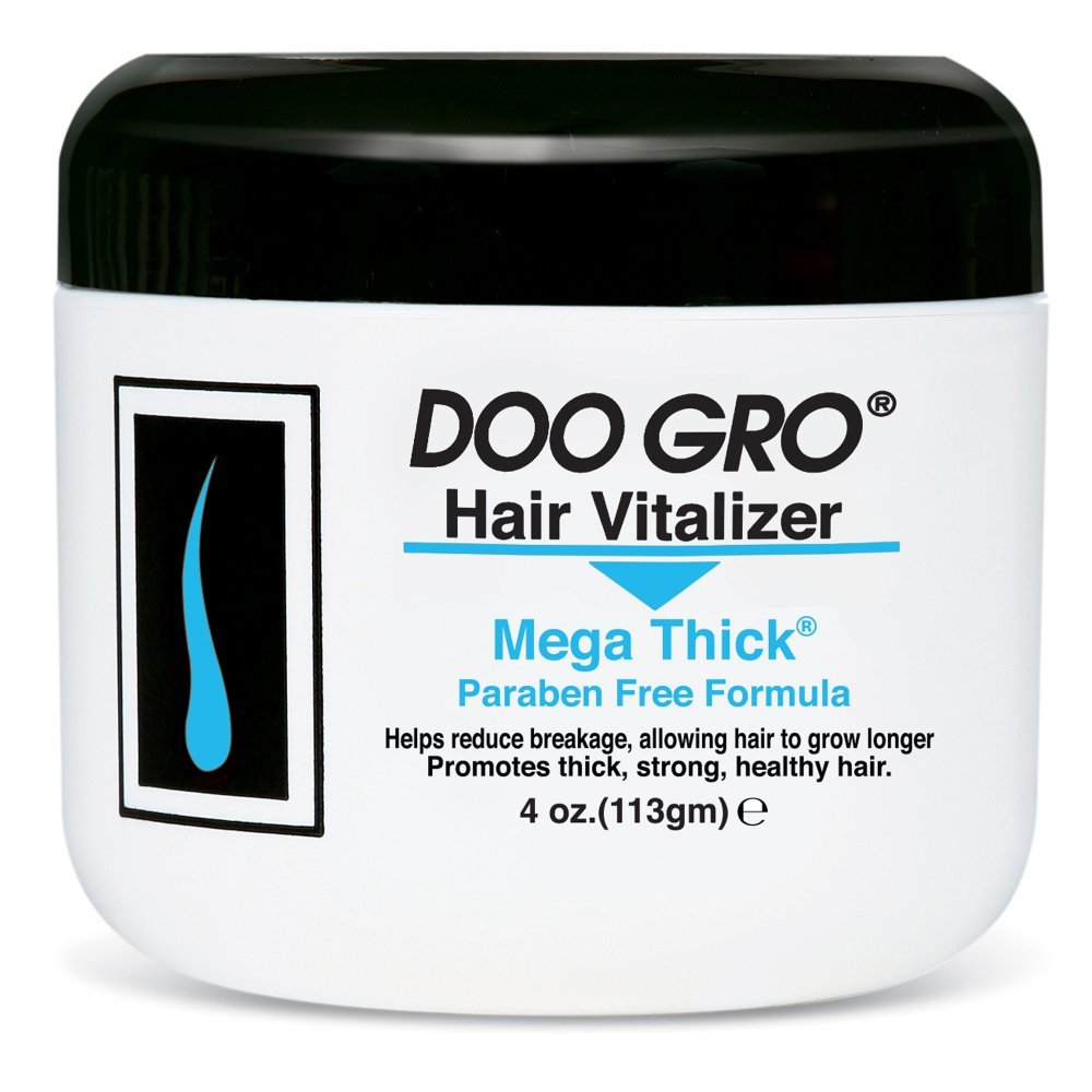 Doo Gro Mega Thick Hair Vitalizer, 4 Oz - Pack Of 12, Natural Hair Growth Solution