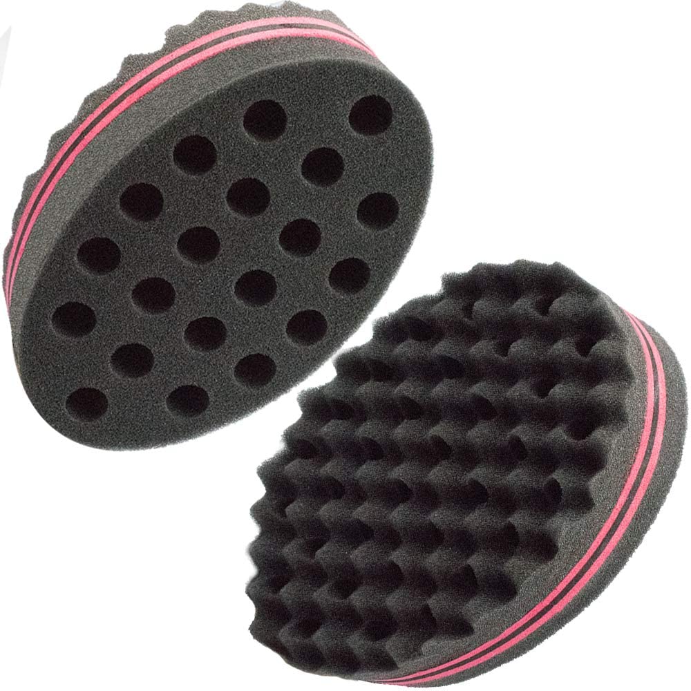 Bheart Hair Magic Twist Sponge - Foam Dread Afro Curling Brush For Men & Women, Black