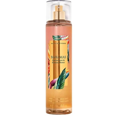 Bath & Body Works Fine Fragrance Body Spray Mist 8 Fl Oz - Bahamas Passionfruit & Banana Flower