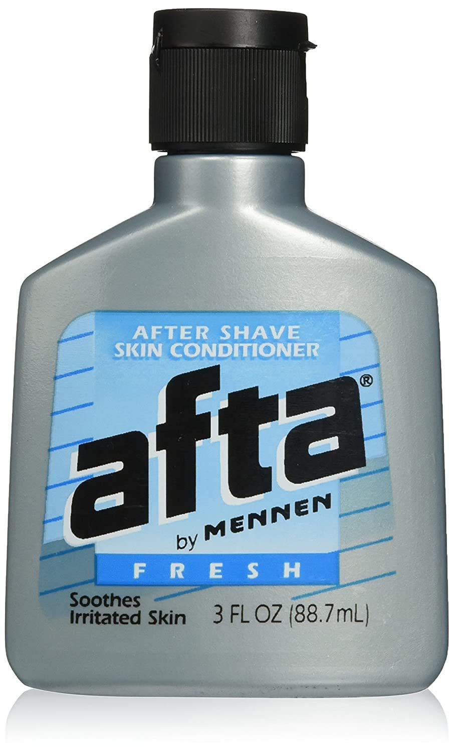 Mennen Afta After Shave Skin Conditioner, Fresh, 3 Fl Oz - Soothes & Refreshes Skin