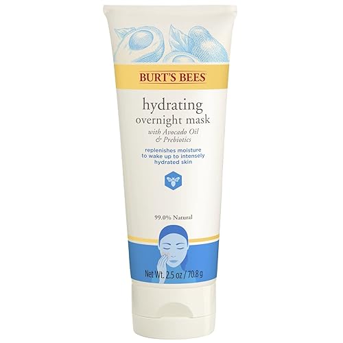 Burt'S Bees Cranberry Hydrating Overnight Mask For Unisex, 2.5 Oz