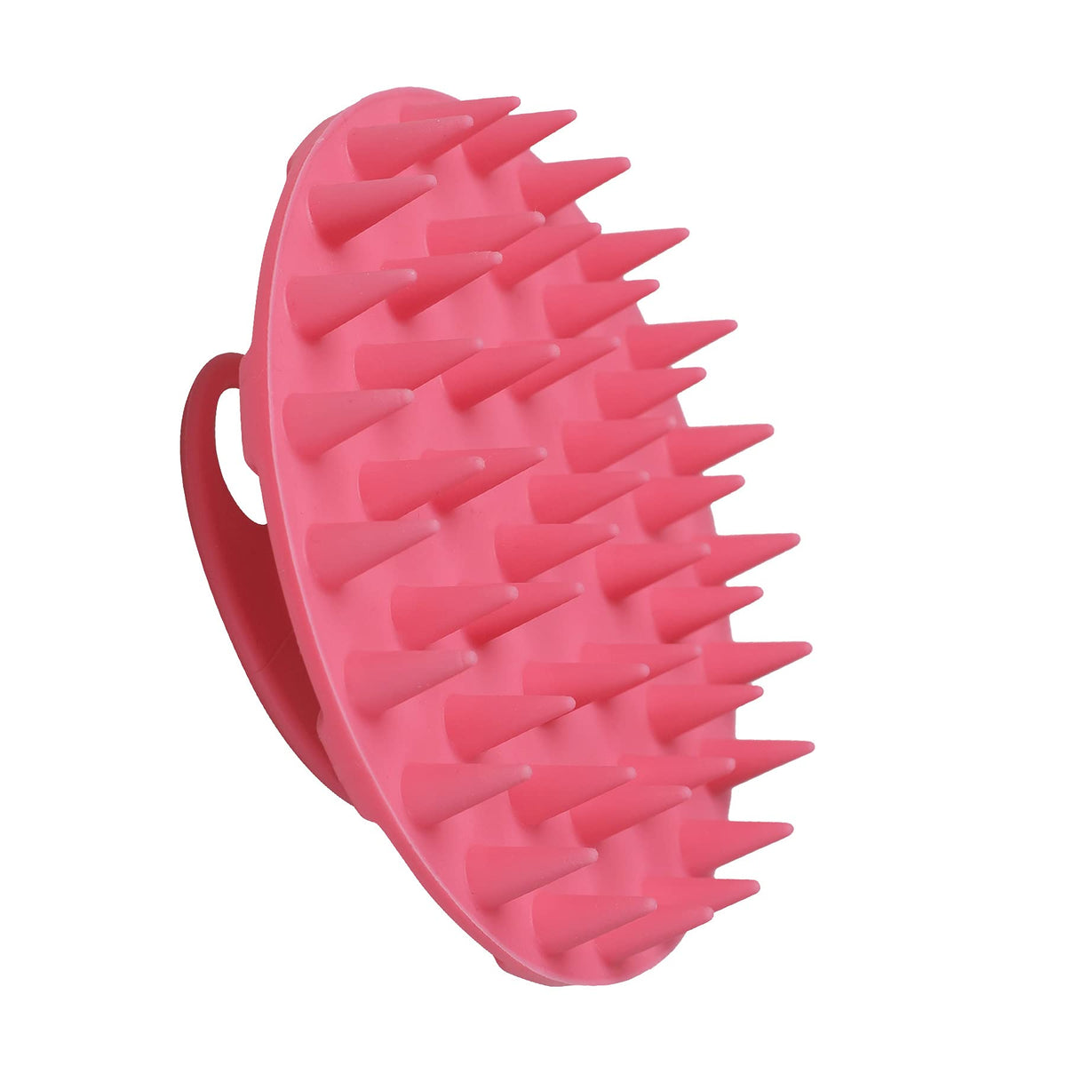 Innerneed Scalp Massager Shampoo Brush - Soft Silicone Bristles For Hair Growth & Dandruff (Pink)