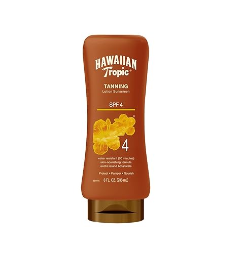 Hawaiian Tropic Dark Tanning Lotion Spf 4 - 8 Oz (3-Pack) For Deep, Long-Lasting Tan