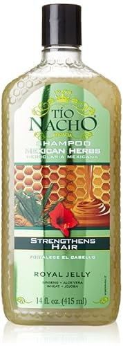 Tio Nacho Mexican Herbs Shampoo - 14 Oz (Pack Of 5) For Healthy Hair & Scalp