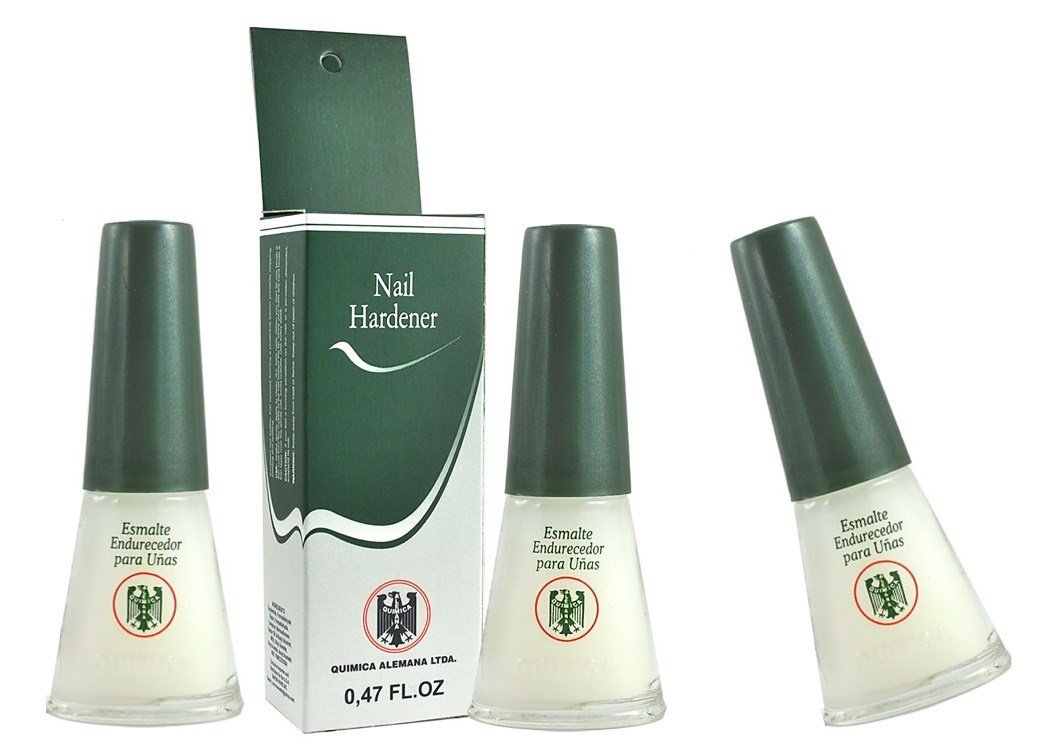 Quimica Alemana Nail Hardener - Protects Against Chipping, Peeling & Splitting - 0.47 Fl.