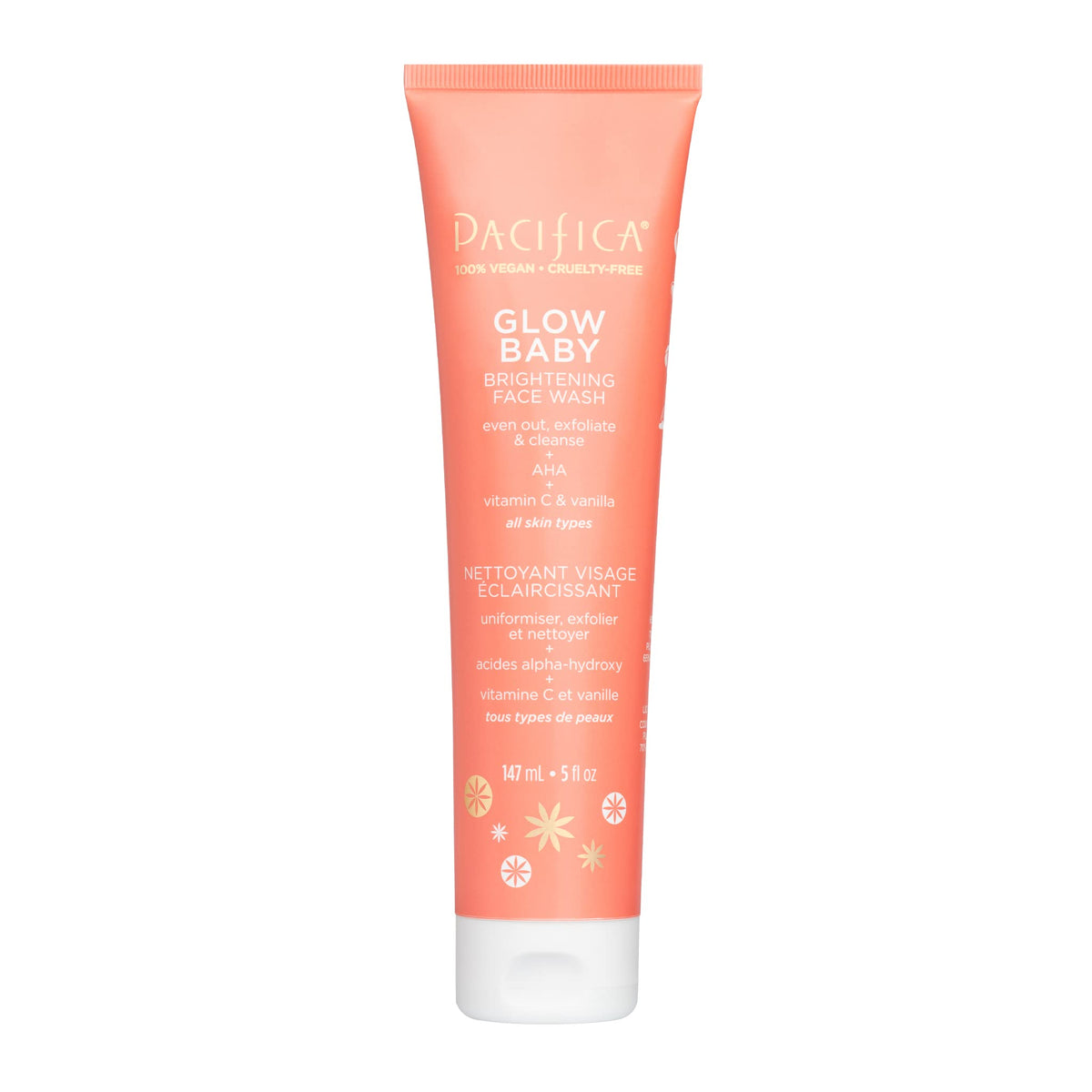 Pacifica Glow Baby Brightening Face Wash, 5 Fl Oz - Radiant Skin Cleanser