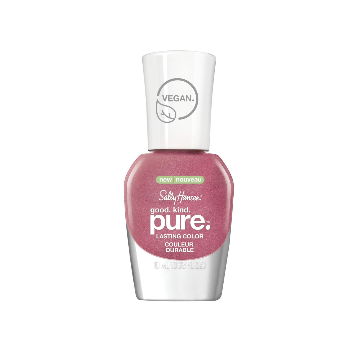 Sally Hansen Good Kind Pure Vegan Nail Colour  Pink Sapphire  033 Fl Oz  Packaing May Vary