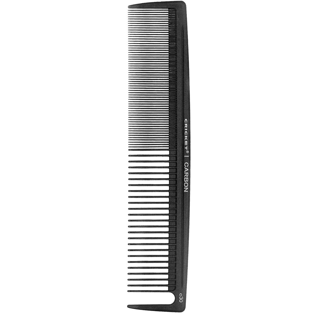 Cricket C30 Professional Hair Stylist Carbon Comb AntiStatic Heat Resistant Styling Detangling Sectioning Combs for All Hair Ty