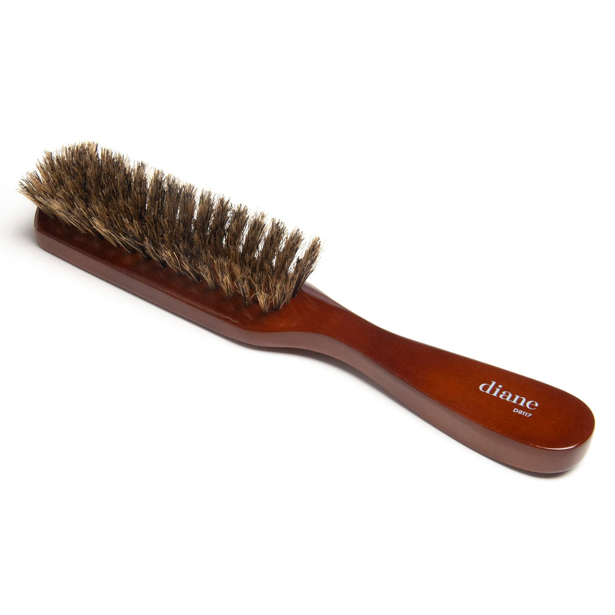 Diane Boar Bristle Styling Brush for Men - 7 Row, Medium-Firm for Thick Coarse Hair, Brown