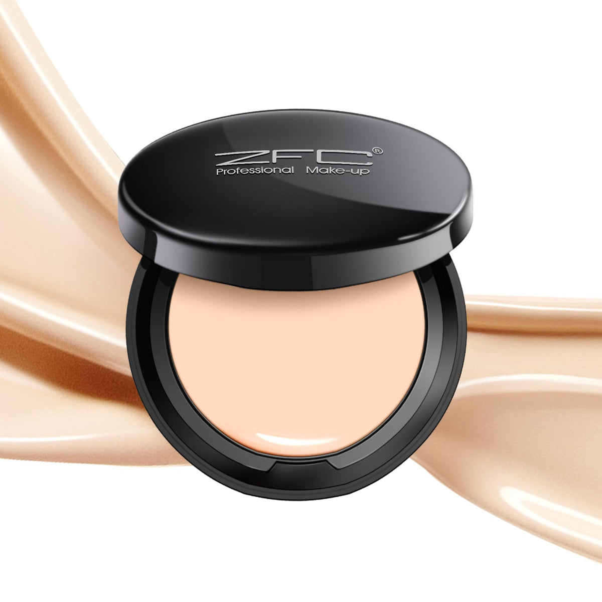 Zfc Foundation Makeup Concealer - Medium-To-Full Coverage, Waterproof, 12Hr Wear, Light-Skinned-A02