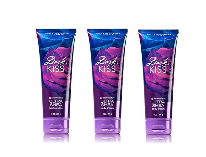 Bath & Body Works Ultra Shea Body Cream Dark Kiss Scent - 3 Pack