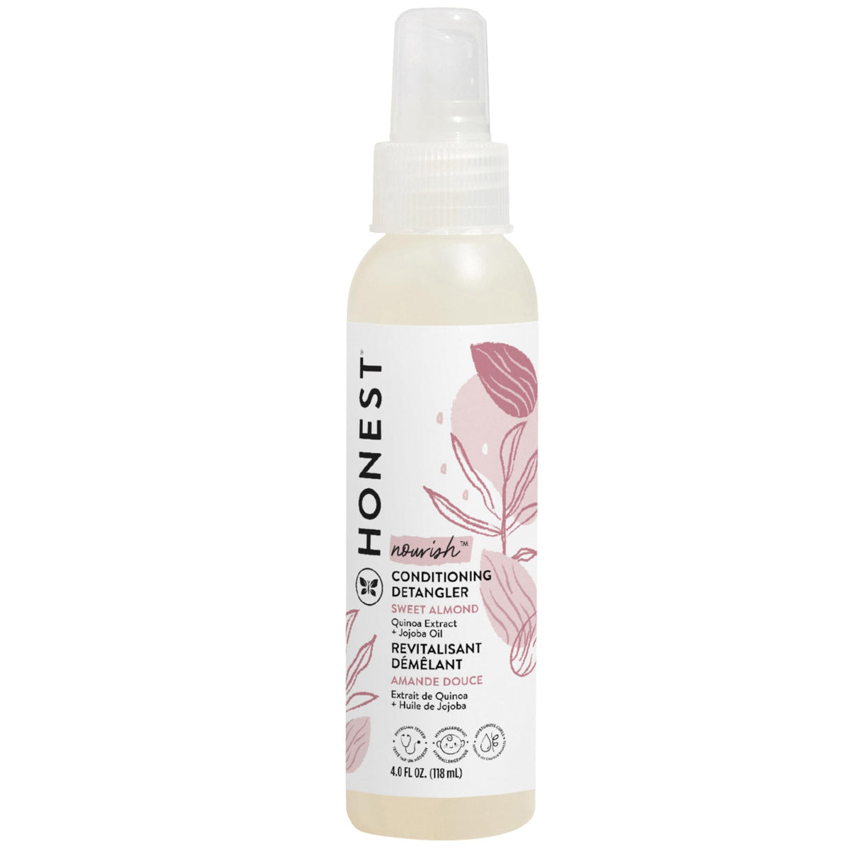 The Honest Company Conditioning Hair Detangler   Leavein Conditioner  Fortifying Spray   Tearfree  CrueltyFree  Hypoallergen