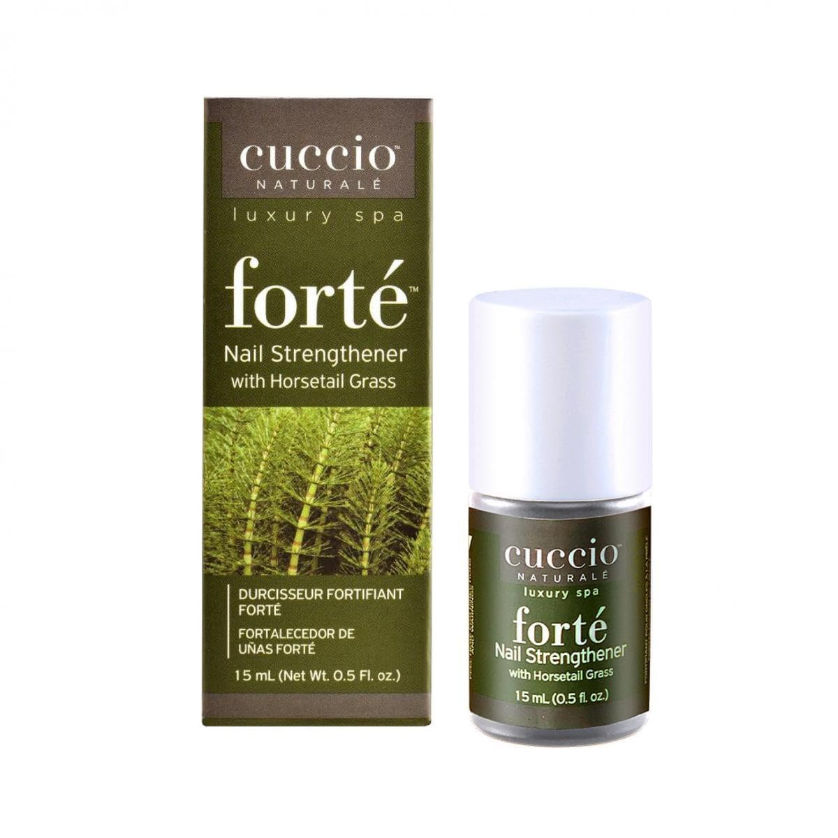 Cuccio Naturale Forte Nail Strengthener Treatment With Horsetail Grass - 0.5 Oz