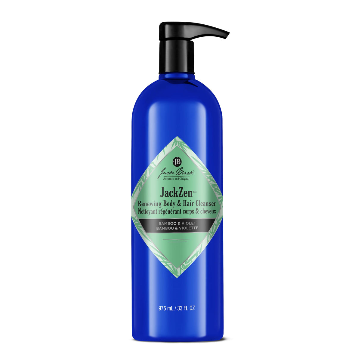 Jack Black Jackzen Renewing Body & Hair Cleanser, 33 Oz - Earthy Fragrance, For Men & Women