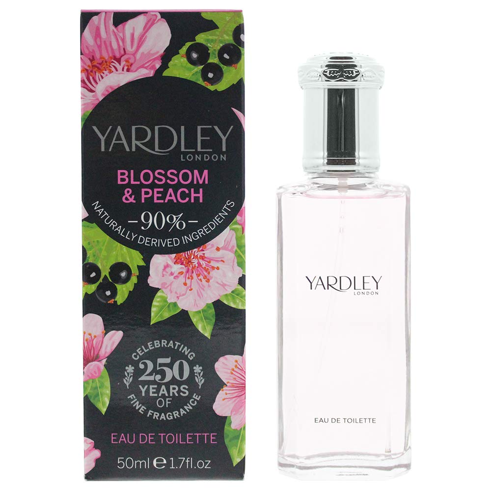 Yardley London Cherry Blossom & Peach Eau De Toilette 50Ml - Floral Fragrance For Women