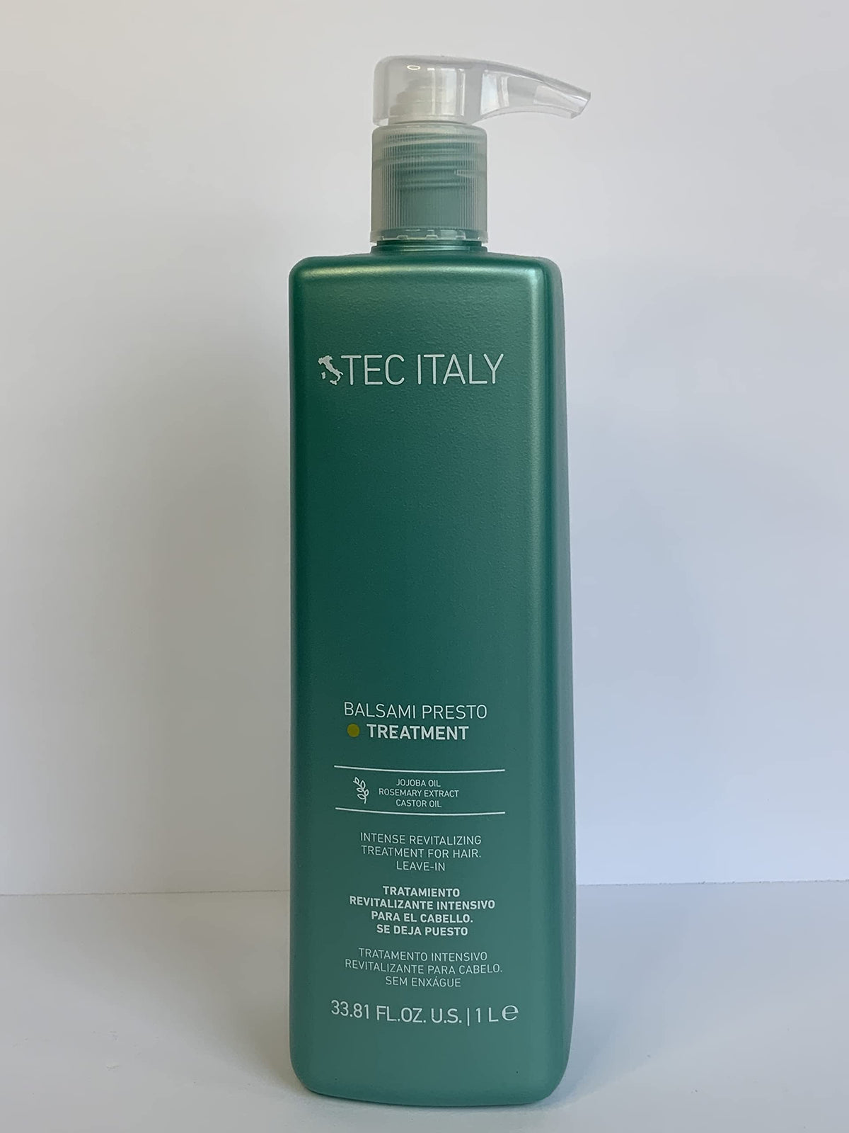 Tec Italy Color Care Instant Leave In Treatment, 1 Liter - Nourishing Hair Balsam 33.8 Fl Oz