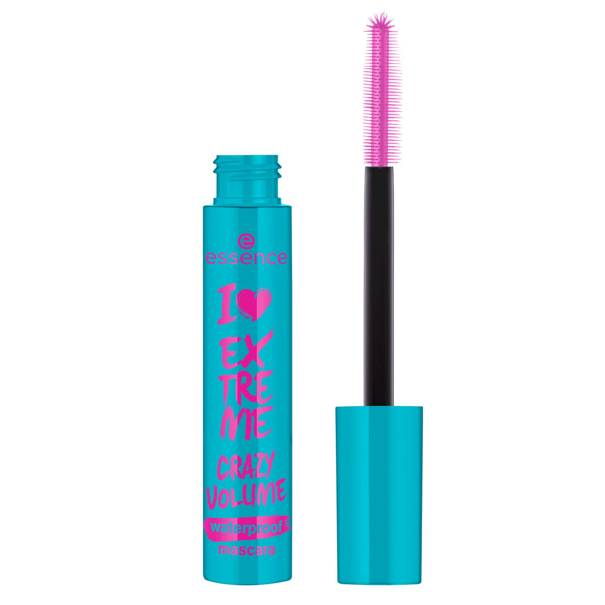 Essence I Love Extreme Crazy Volume Waterproof Mascara - Vegan, Longlasting, Paraben-Free, 0.4 Fl Oz