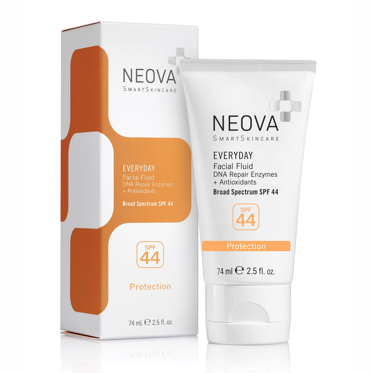 Neova Smartskincare Facial Sunscreen Spf 44 - Oil Free, Broad Spectrum, 2.5 Fl Oz