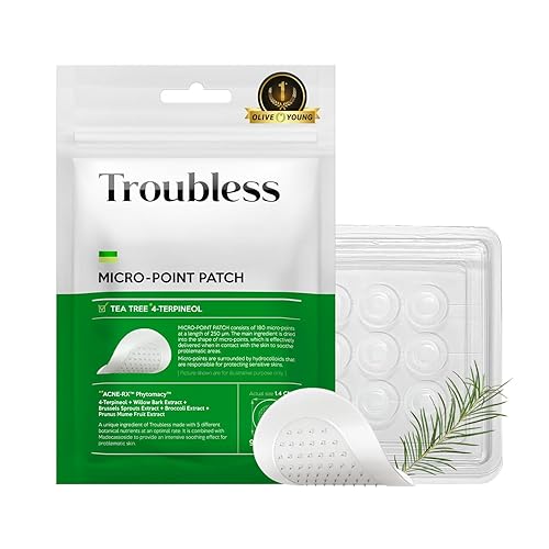 Troubless Micro-Point Pimple Patch With Tea Tree Oil - 9 Count Korean Skincare Solution